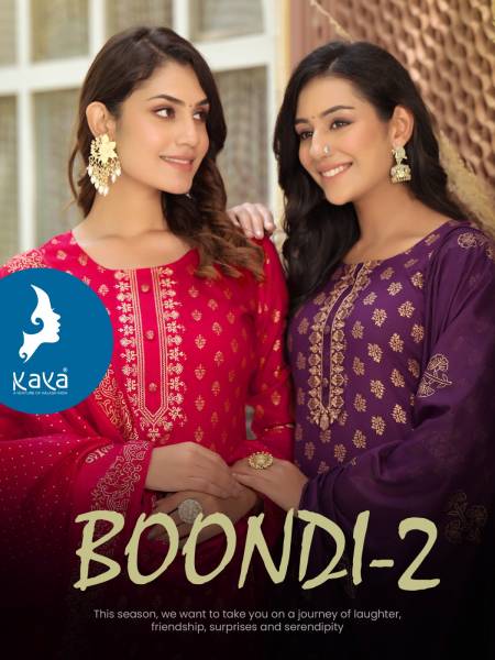 Boondi 2 By Kaya Printed Readymade Suits Catalog